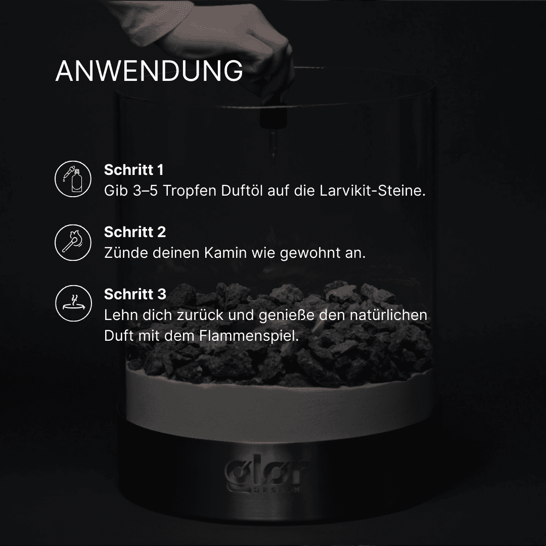 glør Design LA\VIK Studio Tischkamin (Ø 20 cm)