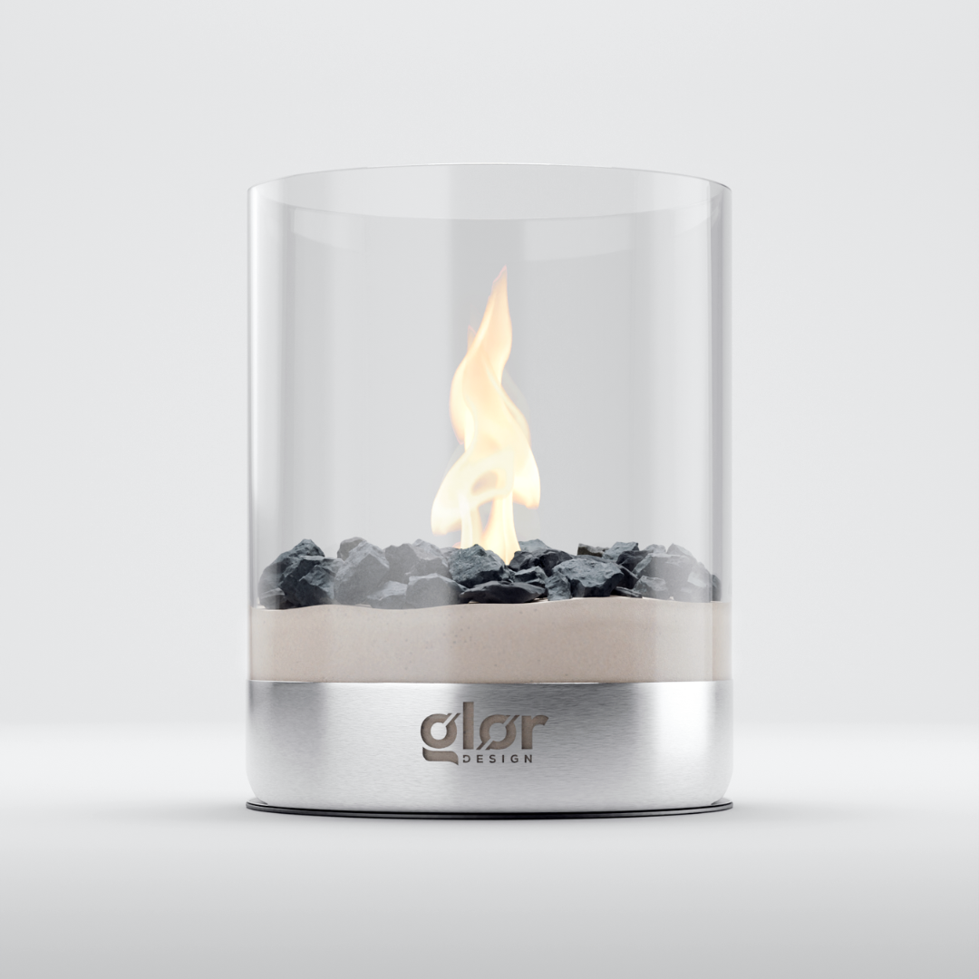 glør Design LA\VIK Studio Tischkamin (Ø 20 cm)