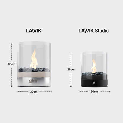 glør Design LA\VIK Studio Tischkamin (Ø 20 cm)