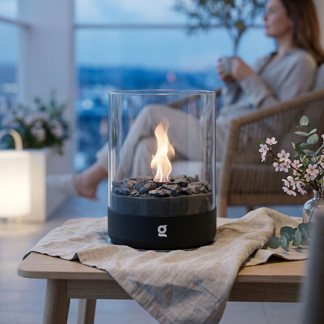 glør Design LA\VIK Studio Tischkamin (Ø 20 cm)