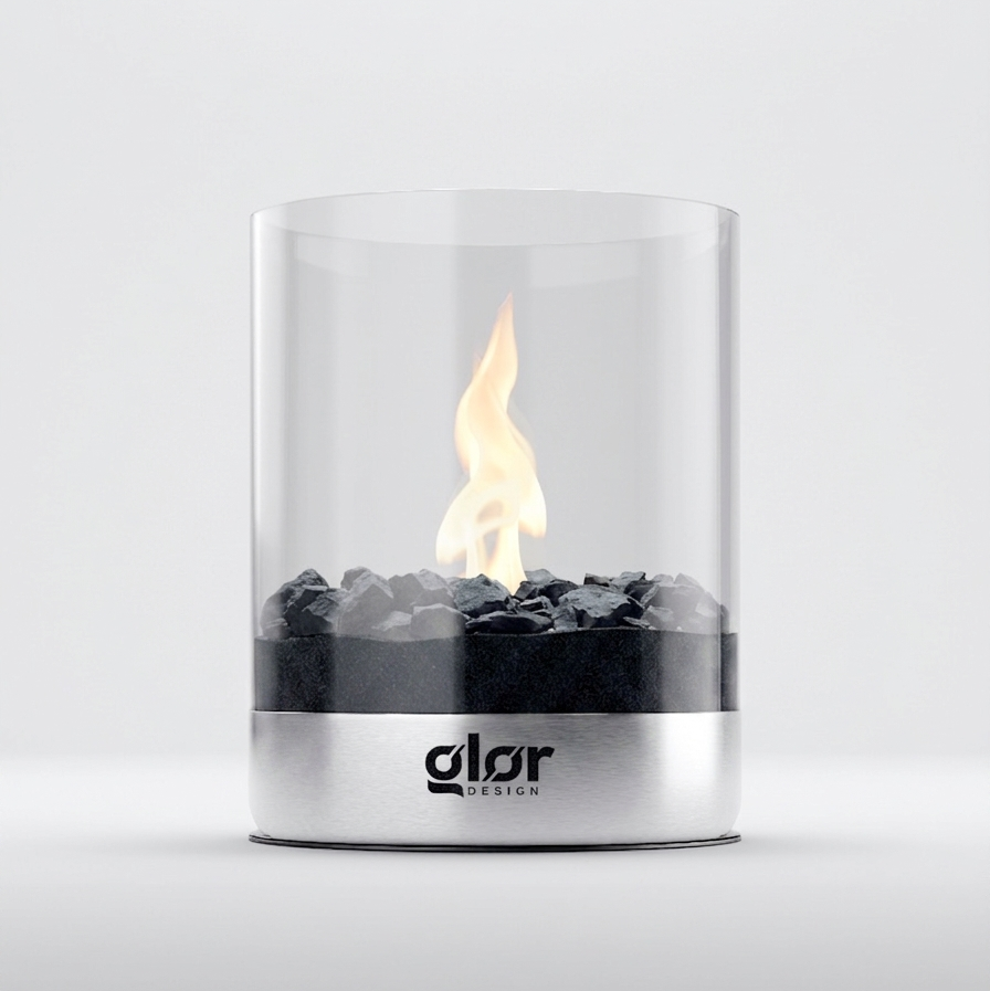 glør Design LA\VIK Studio Tischkamin (Ø 20 cm)