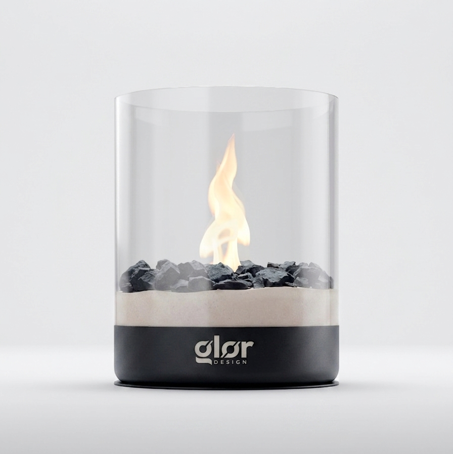 glør Design LA\VIK Studio Tischkamin (Ø 20 cm)