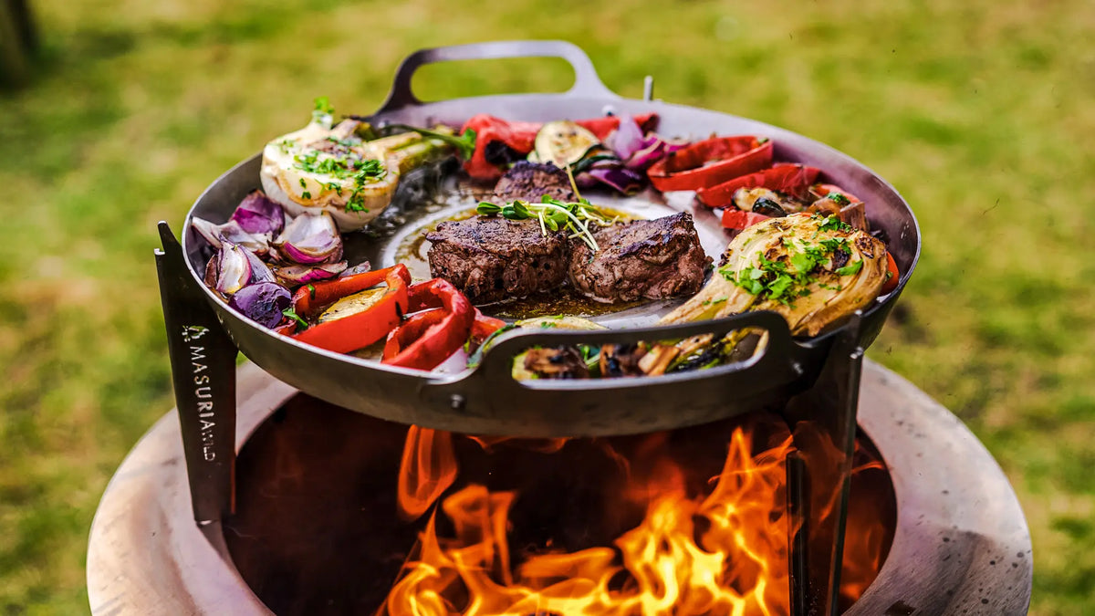 Alpha 600 Grill Plate Set | Plancha-Set – Corten