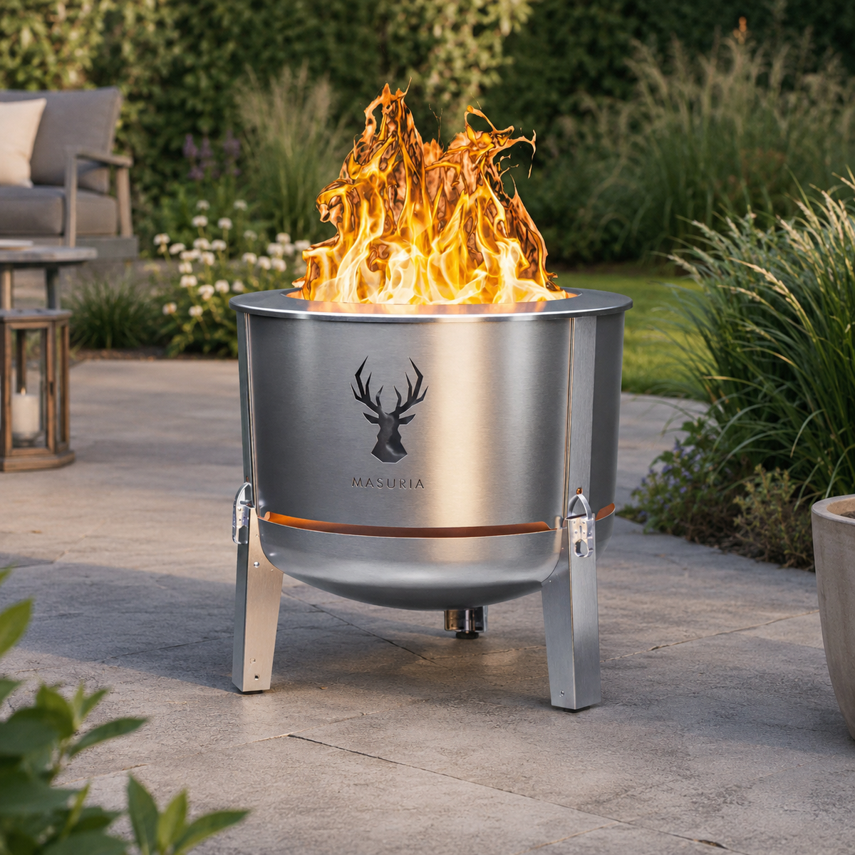 MASURIA WILD – raucharme Feuerschale in 40, 60 und 80 cm