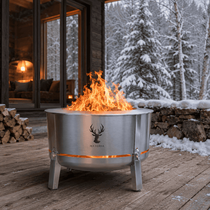 MASURIA WILD – raucharme Feuerschale in 40, 60 und 80 cm