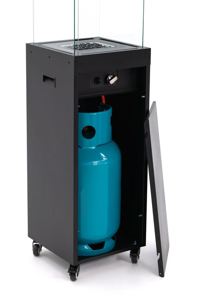 FIRETIME Lux Gaskamin - 150 cm Höhe