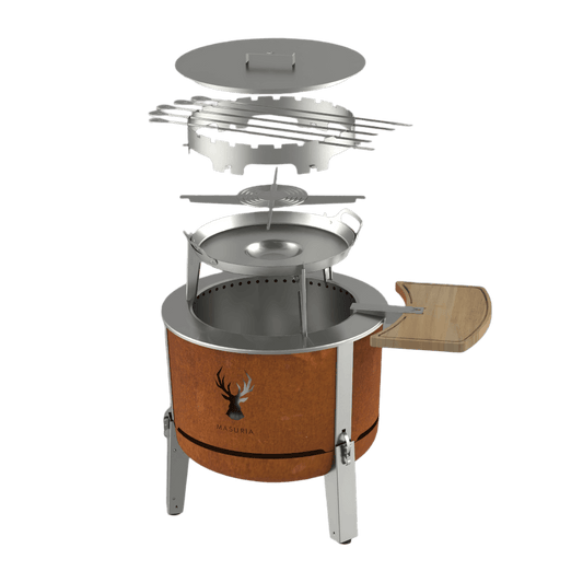 Alpha 600 Chef Kit | Koch- und Grillset – Corten