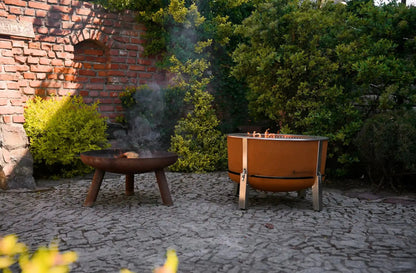 Alpha 800 Garden Kit | Rauchfreies Feuerstellen-Set für den Garten – Corten