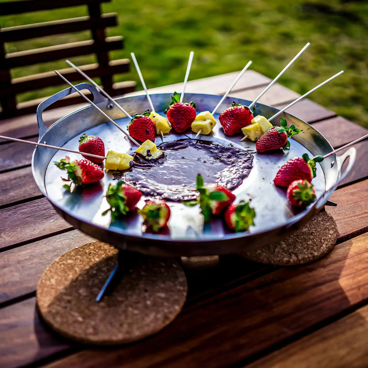 Alpha 600 Grill Plate Set | Plancha-Set – Corten
