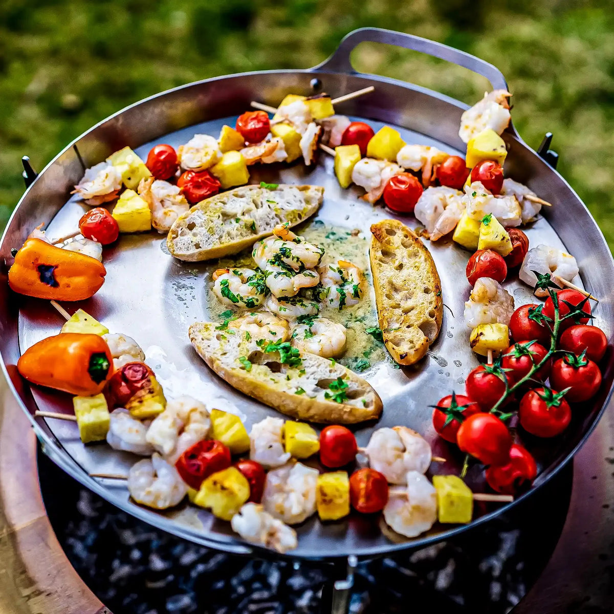 Alpha 600 Grill Plate Set | Plancha-Set – Corten