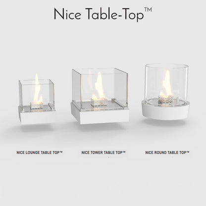 DECOFLAME Nice Round Table Top - Bio-Ethanol